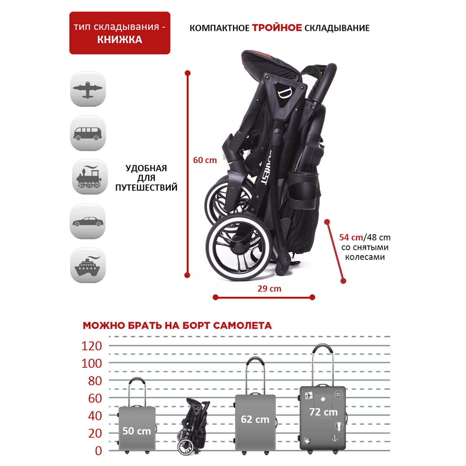 Коляска прогулочная DEAREST 819 PLUS гагатовый - фото 9