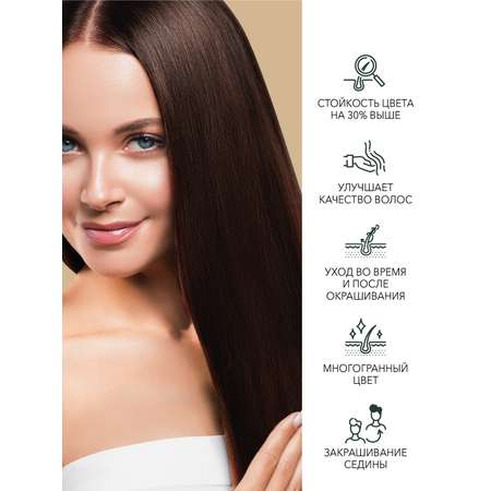 Краска для волос FARA Natural Colors Soft 303 темный каштан