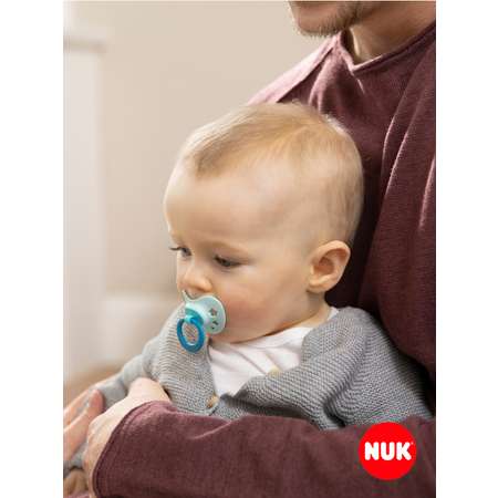 Пустышка Nuk силикон ортодонтическая от 0 мес. 2 шт.