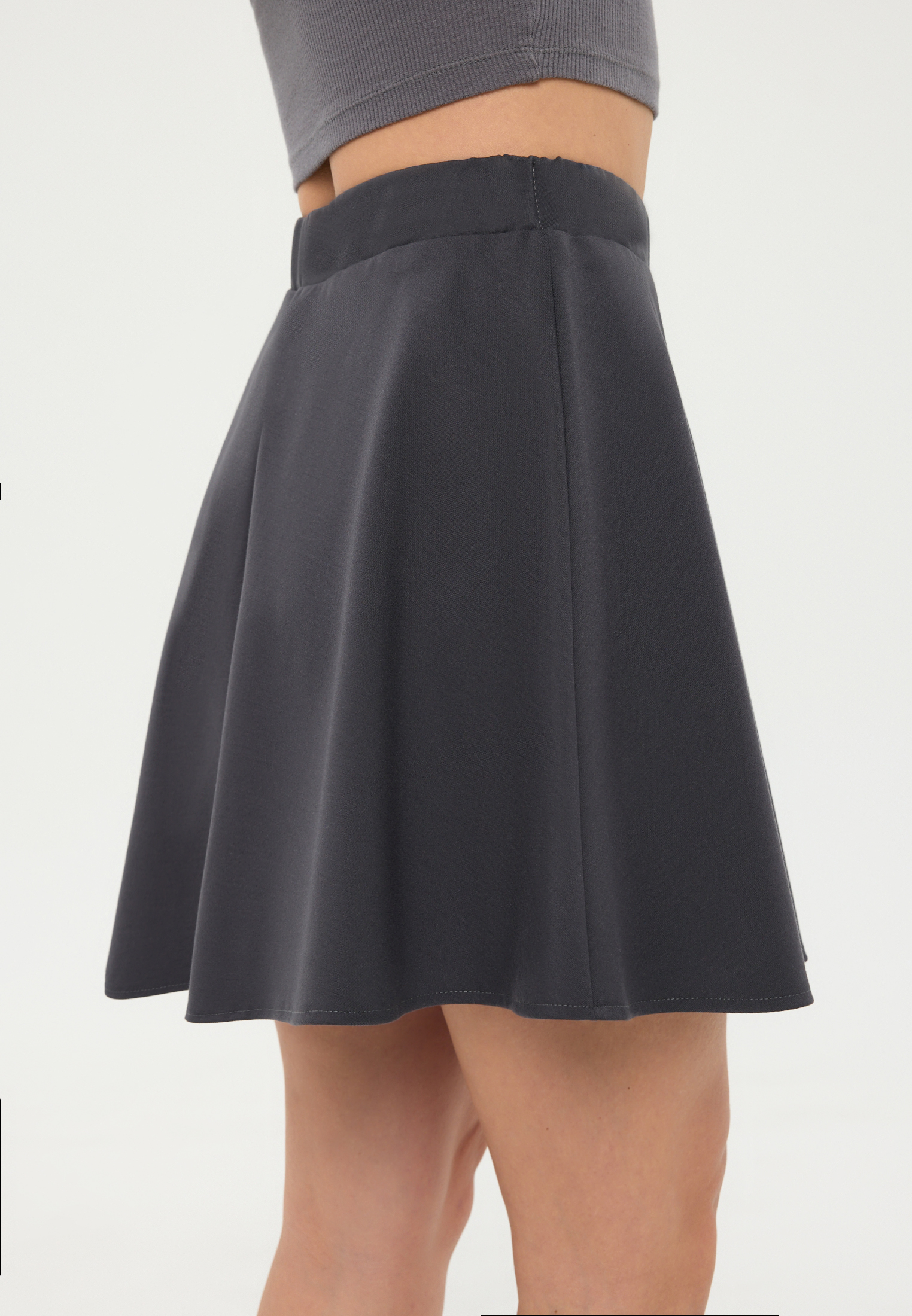 Юбка Stylish AMADEO AWS-5006-серый - фото 9
