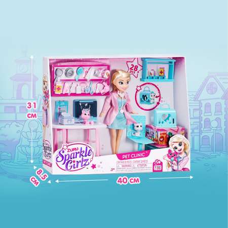 Кукла модельная Zuru Sparkle Girlz Ветеринарная клиника
