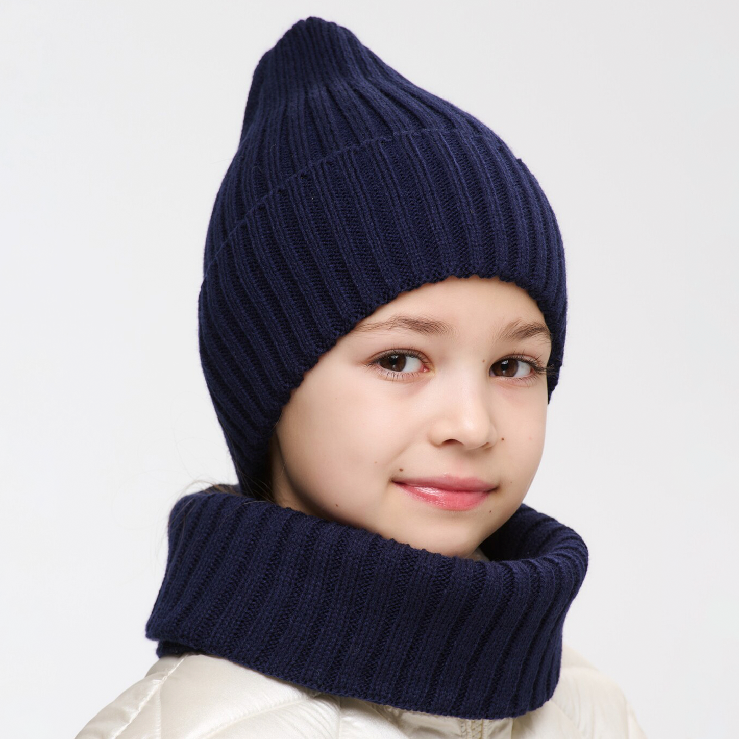 Шапка и снуд KUBRIO KU-H-45-pumpW-Dblue - фото 3