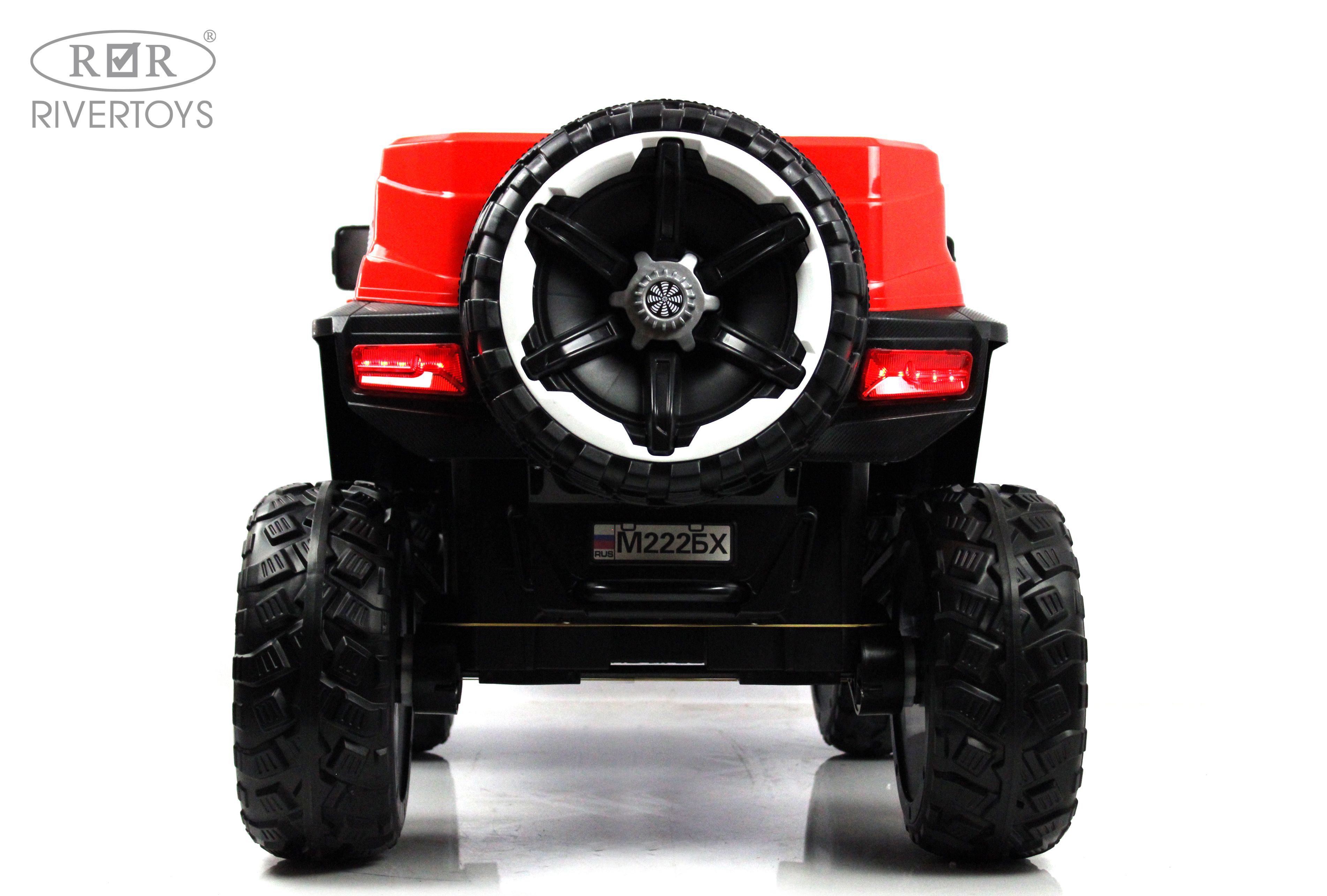 Электромобиль RIVERTOYS М222БХ-RED С пультом ДУ - фото 6