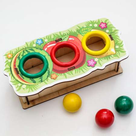 Игрушка WOODLANDTOYS стучалка Фрукты