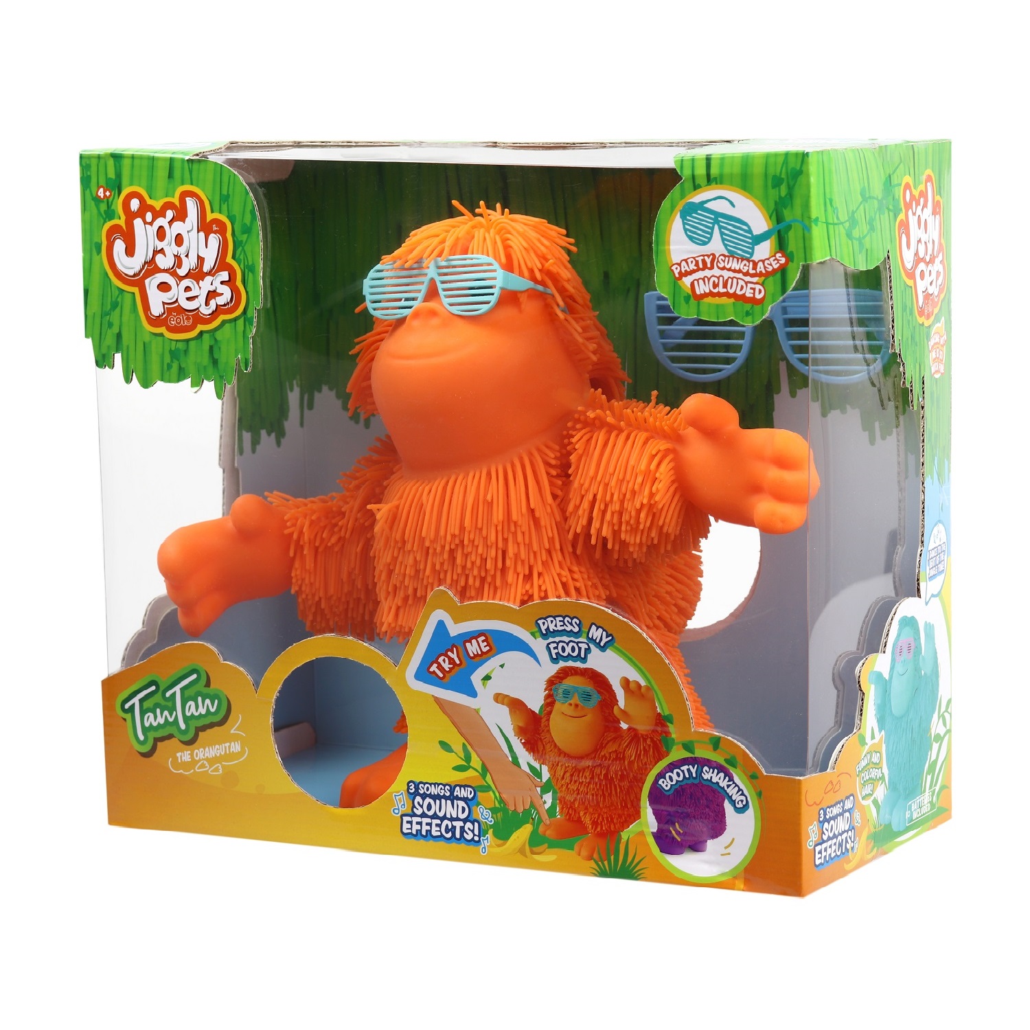 Мягкая игрушка Jiggly Pets обезьянка 25 см - фото 6