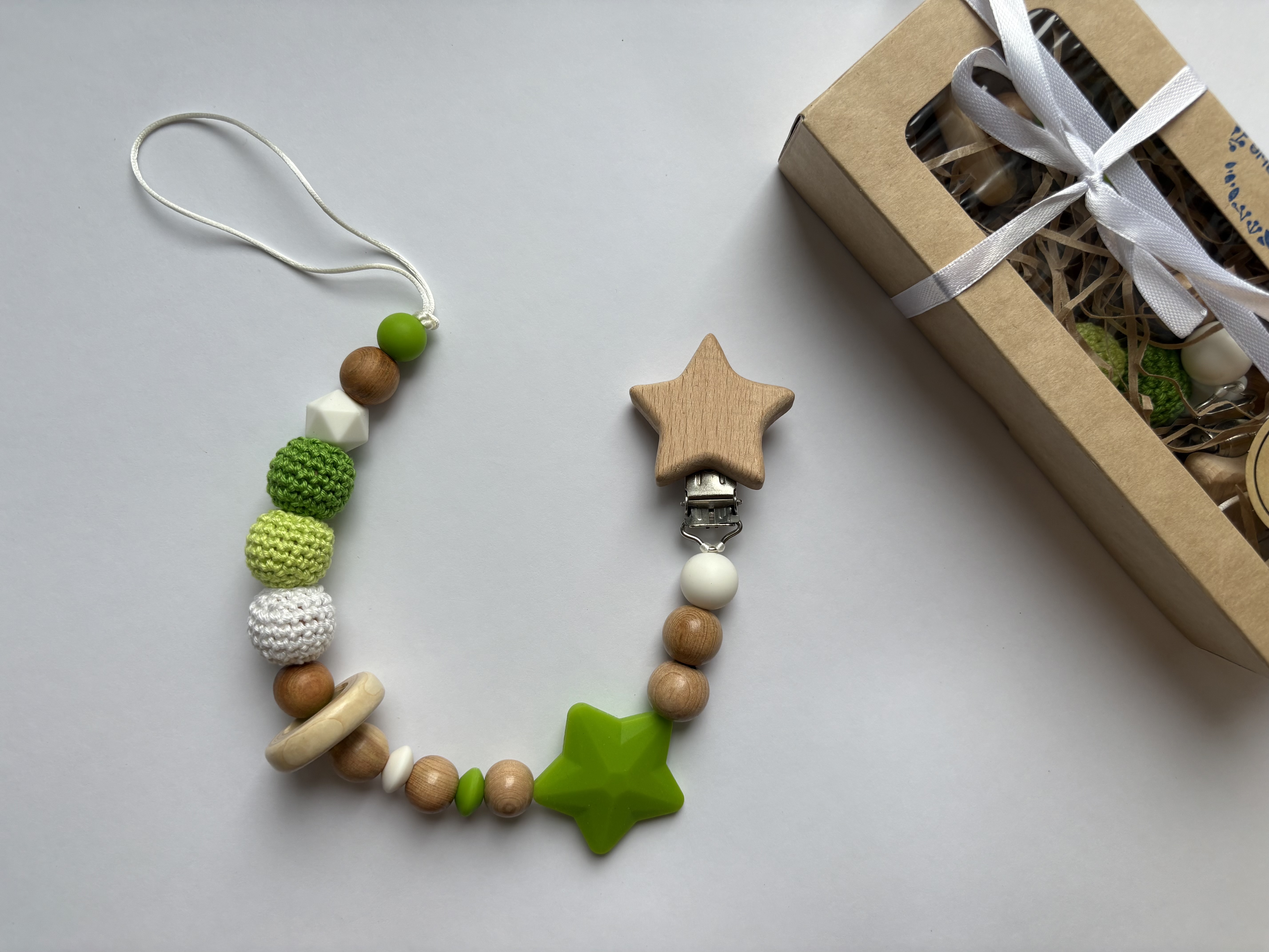 Клипса для пустышки Счастливые Моменты - фото 1