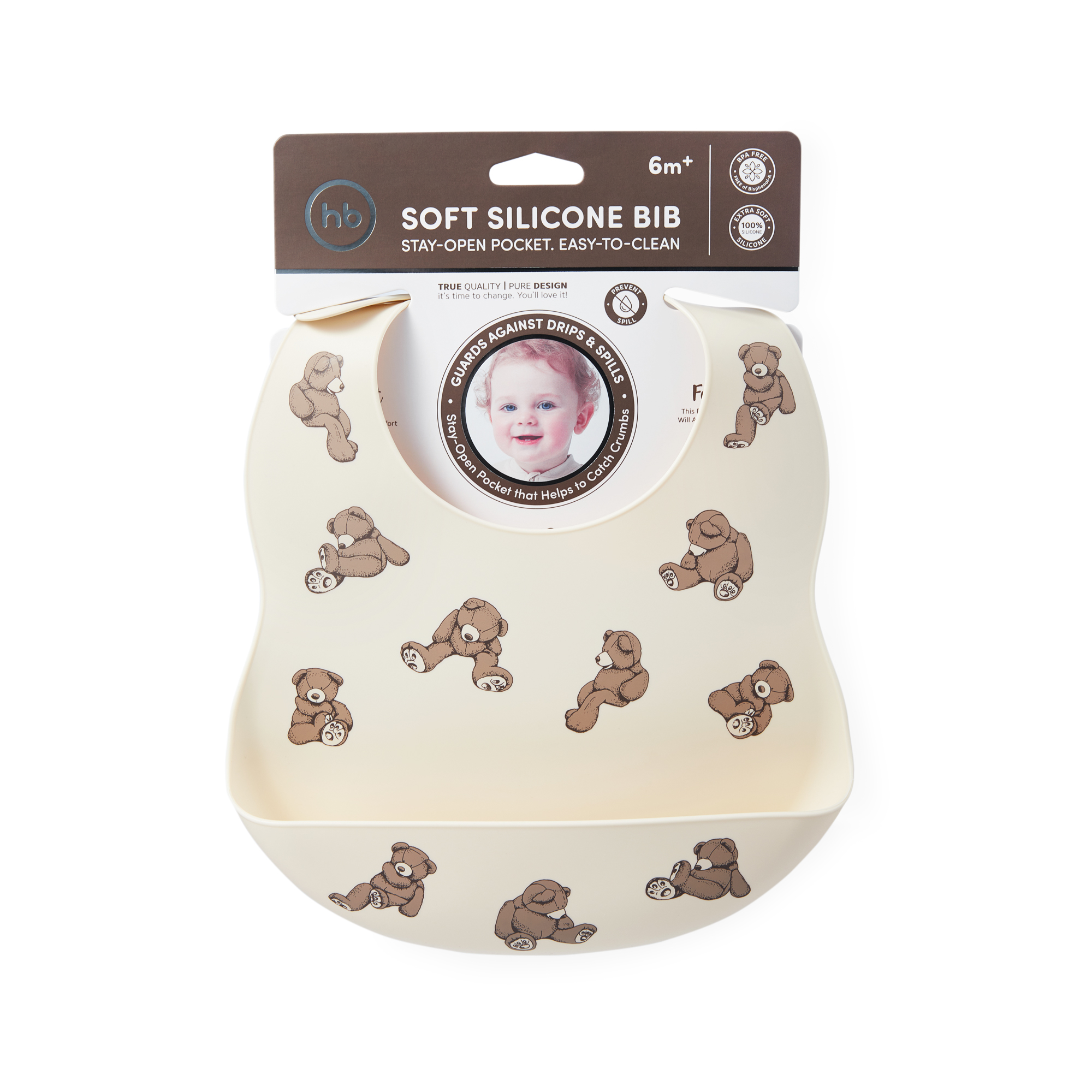 Нагрудник Happy Baby пластик - фото 10