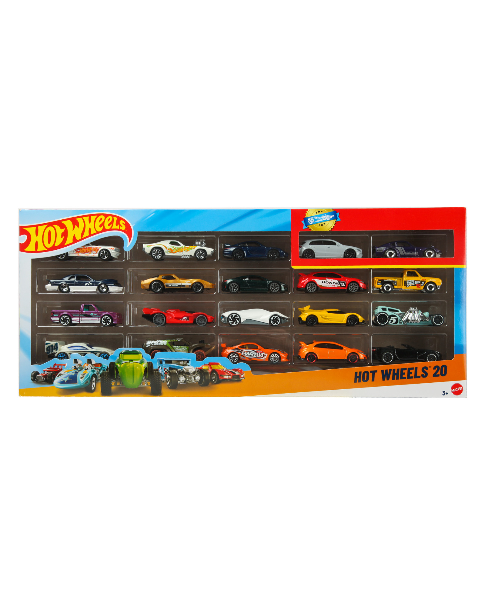 Игровой набор Hot Wheels 20шт 1:64 H7045 - фото 1