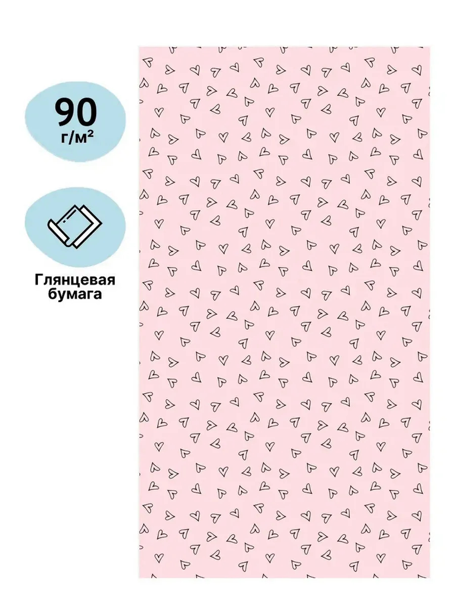 Упаковочная бумага для подарков AXLER 3 рулона 70х100 см - фото 7