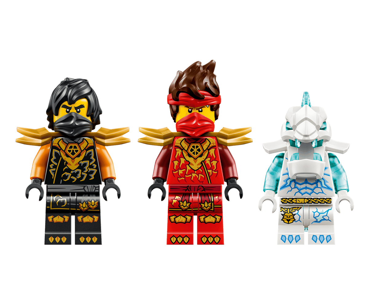 Конструктор LEGO NINJAGO Машинки Кая и Коула 394 дет. - фото 3