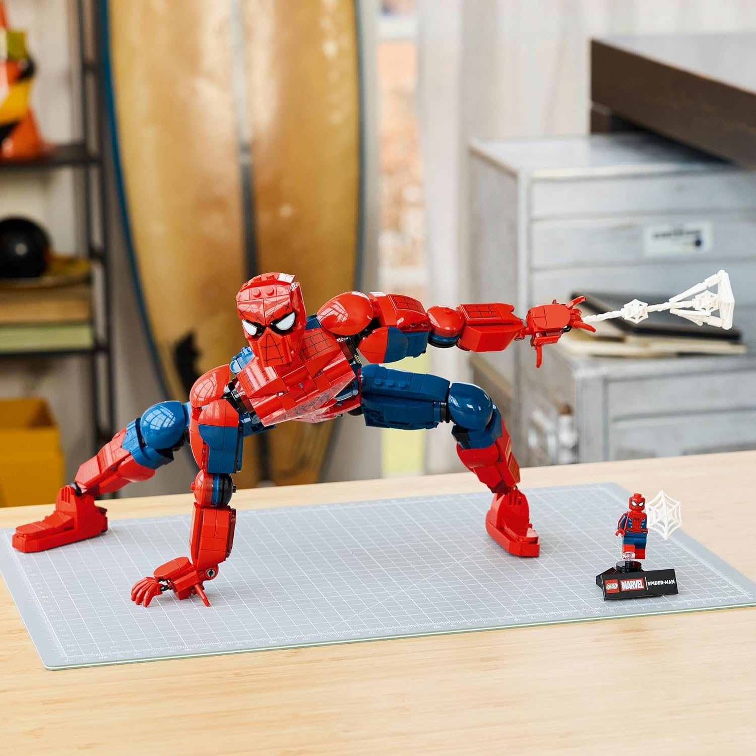 Конструктор LEGO Marvel Super Heroes Фигурка героя Человека-паука 813 дет. - фото 7