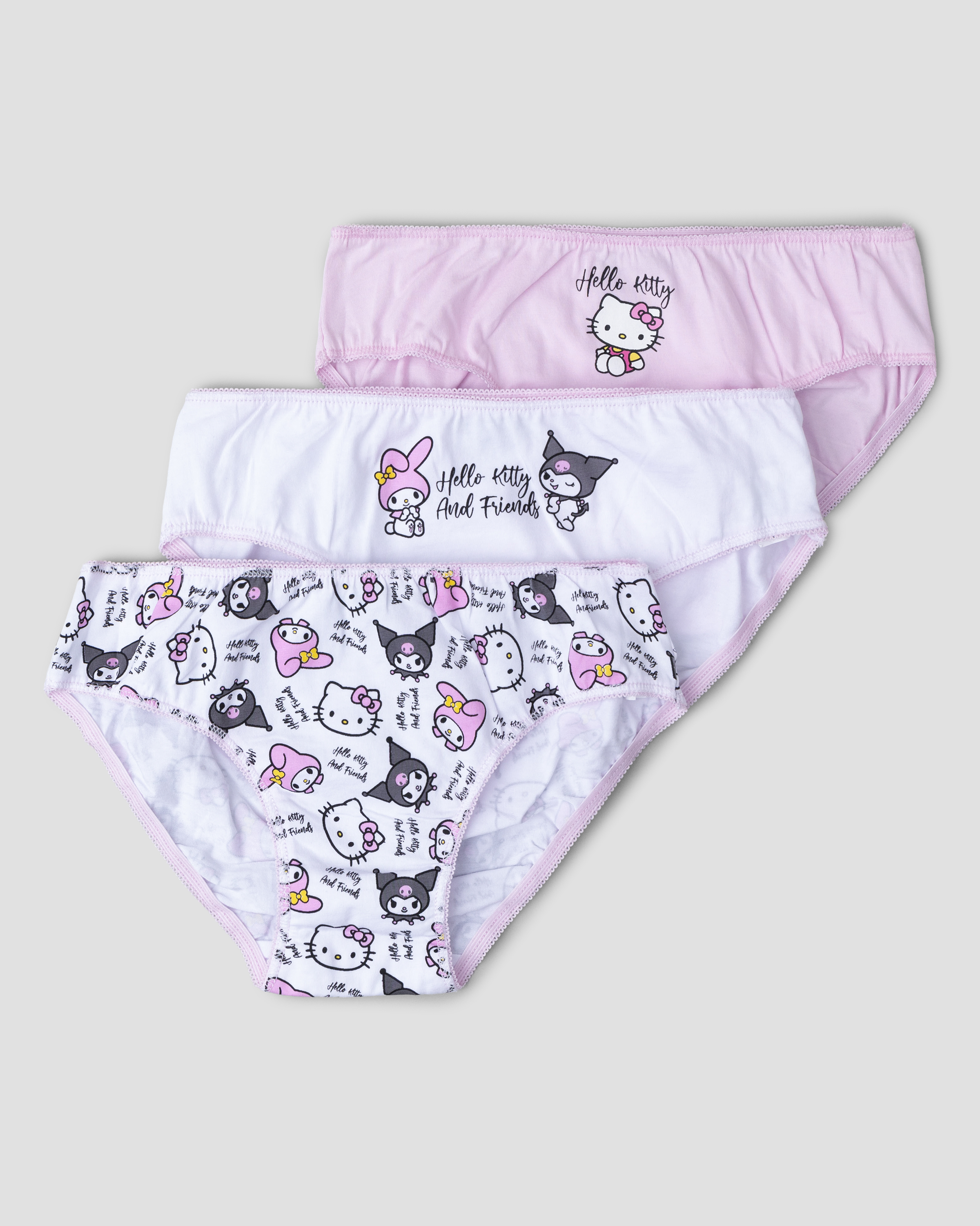 Трусы 3 шт HELLO KITTY AND FRIENDS S26LC2-H9A4821tg-43 - фото 1