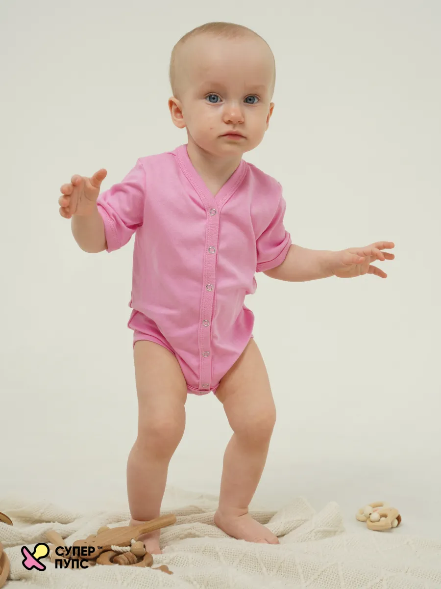 Боди 3 шт Супер Пупс нбр/3пр/бд/коррук/SK23розовыйлисточкиветочки - фото 11