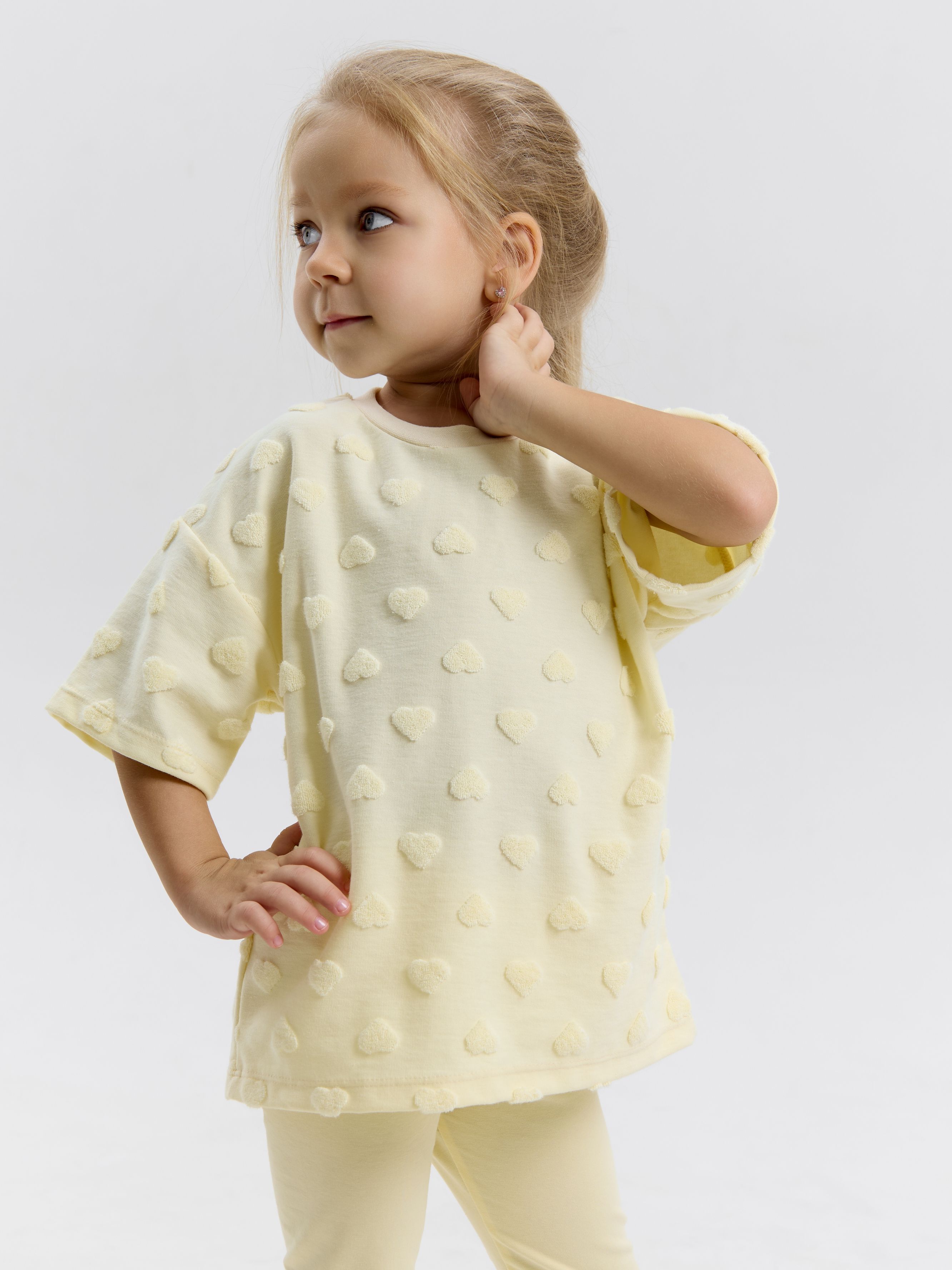 Футболка и леггинсы LEVA костюм_Томми_желтый - фото 11