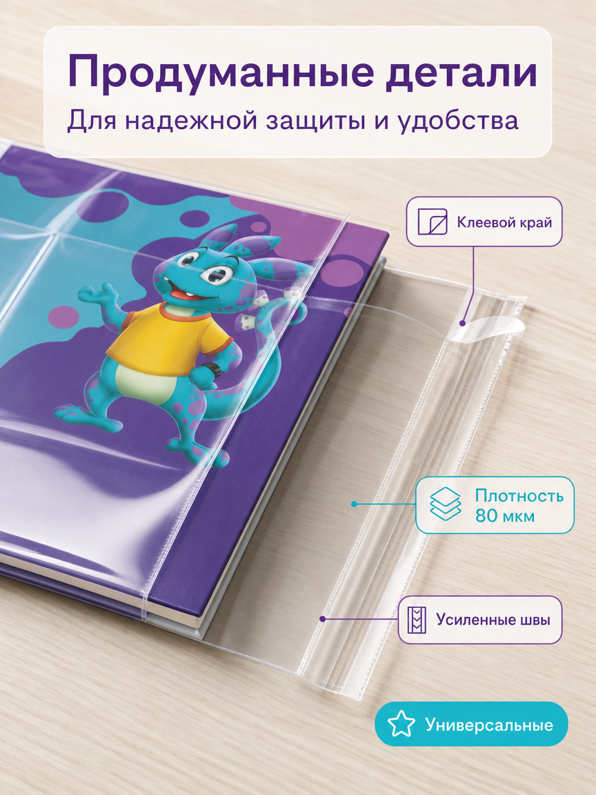 Обложка SCHOOLFORMAT 23 x 45 см - фото 3