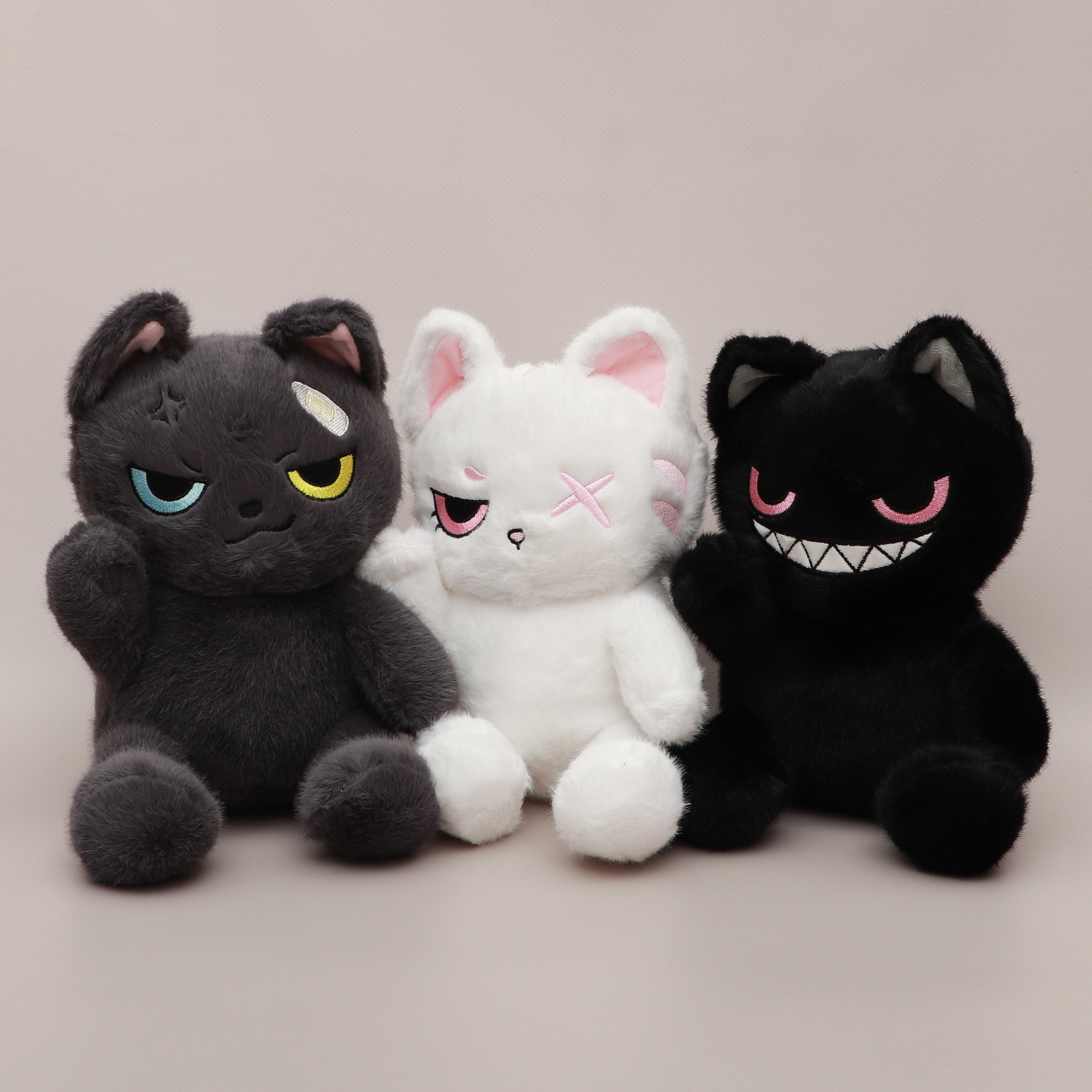 Игрушка мягкая ЭВРИКА Кот Хулиган белый - фото 7