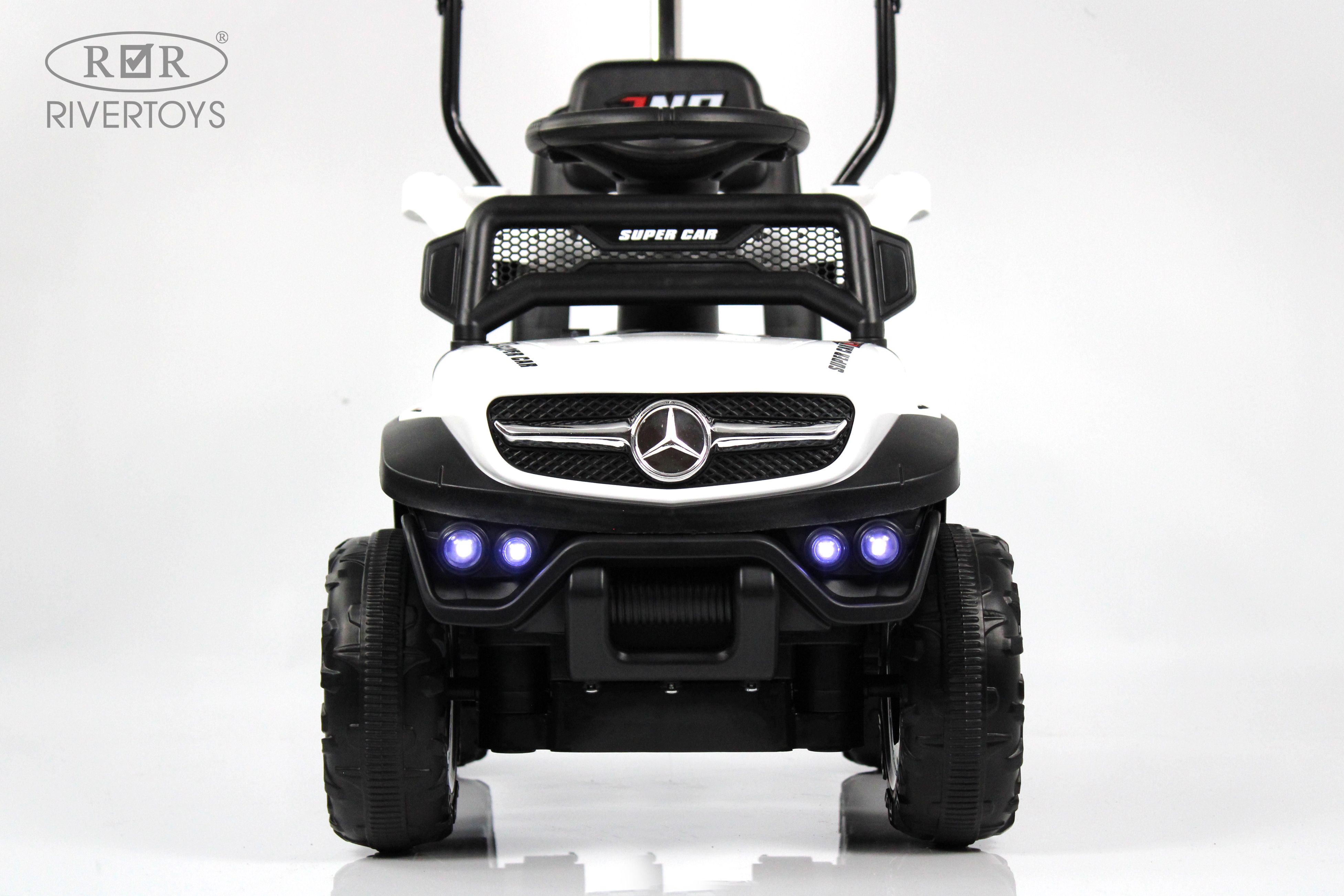 Электромобиль RIVERTOYS G005GG-WHITE С пультом ДУ - фото 2