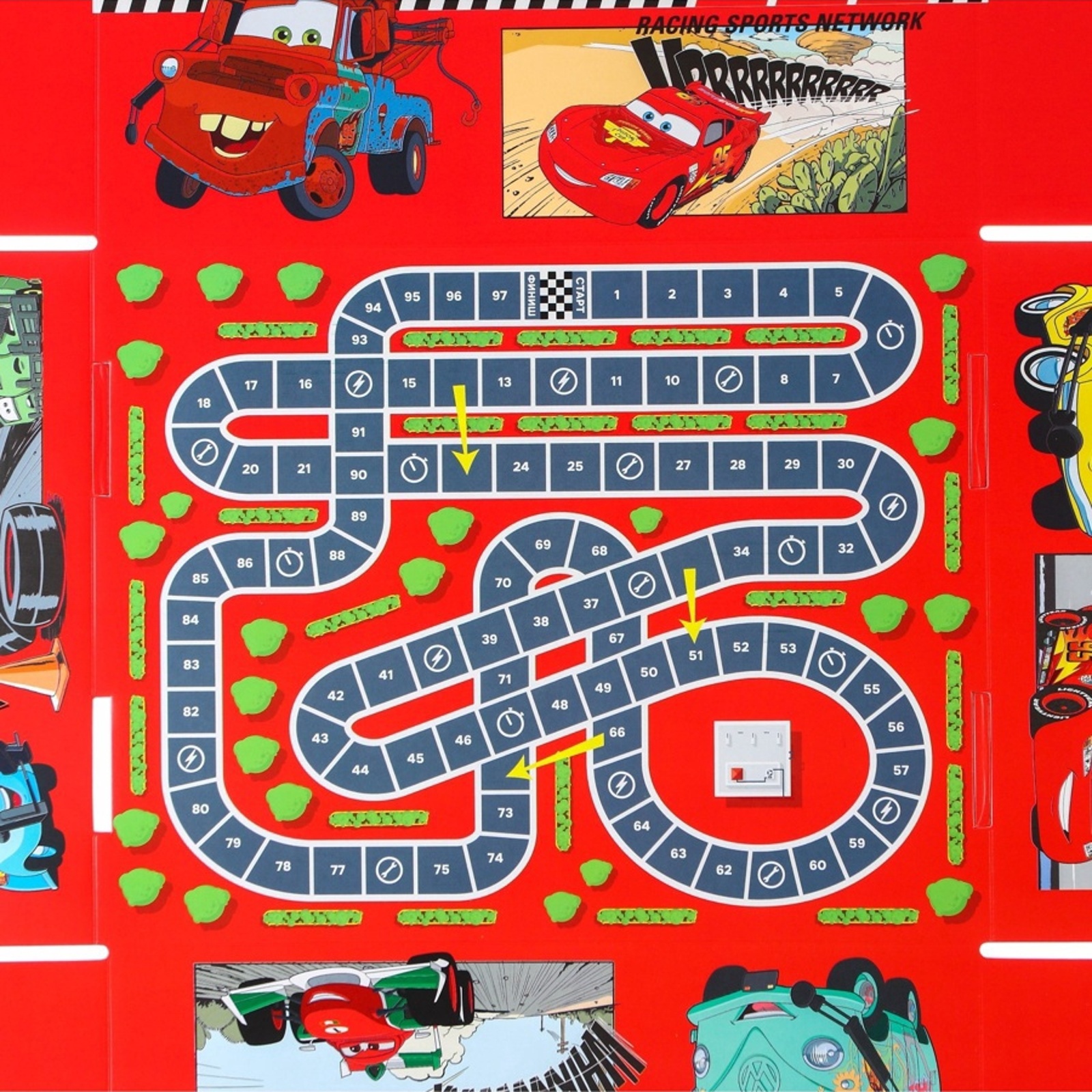 Складная коробка Disney с игрой Машинки - фото 5