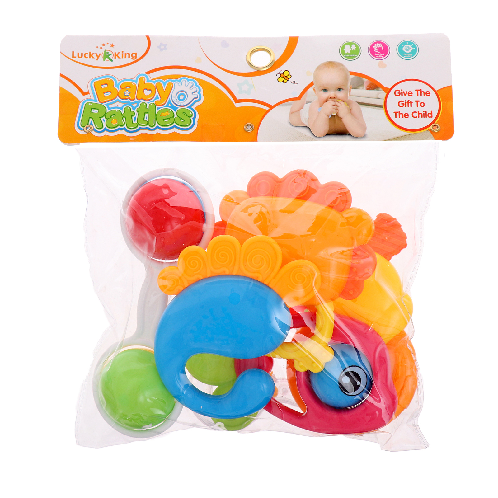 Игрушка Zabiaka погремушка Любимый малыш 6 штук - фото 8