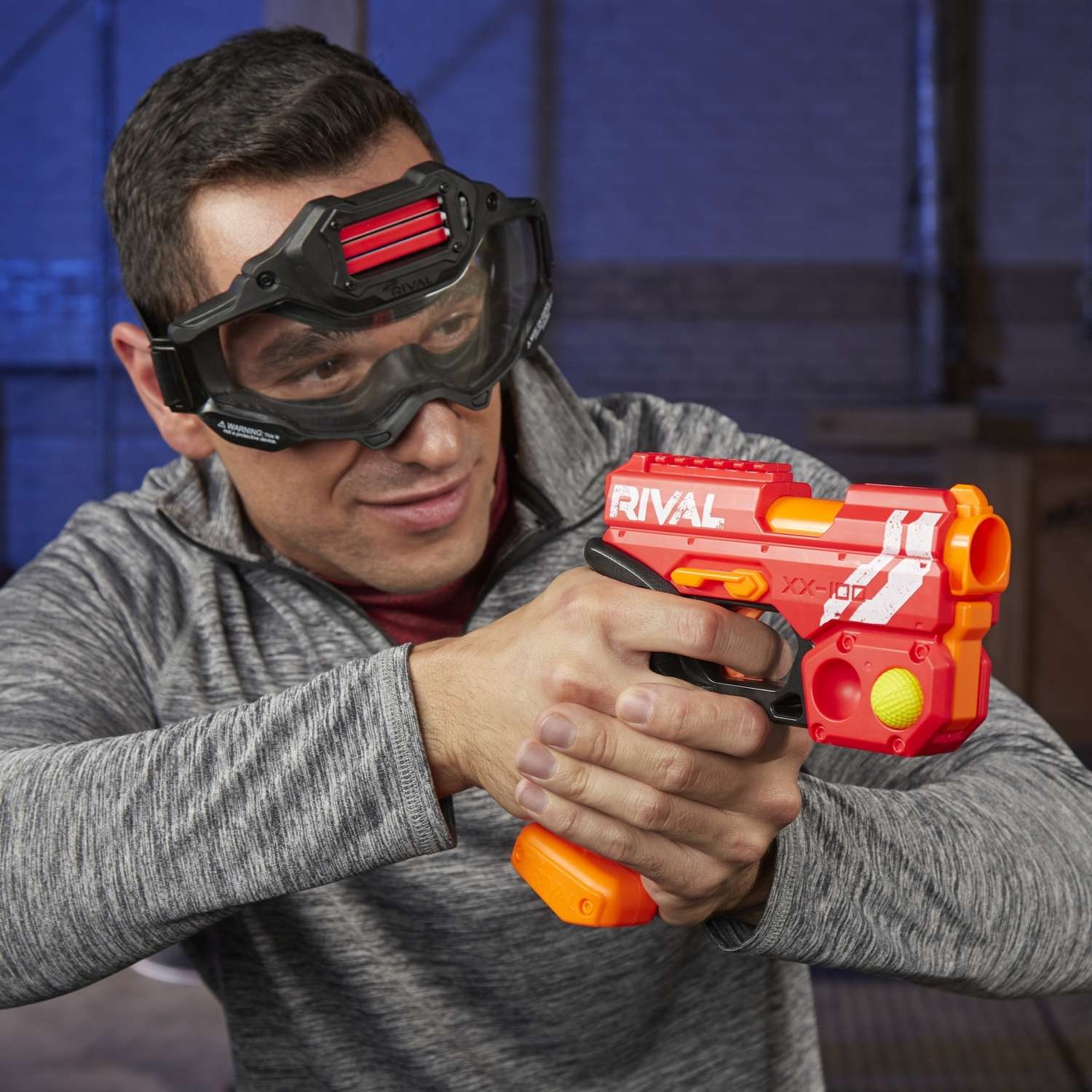 Бластер Nerf Rival Нокаут Красный - фото 6