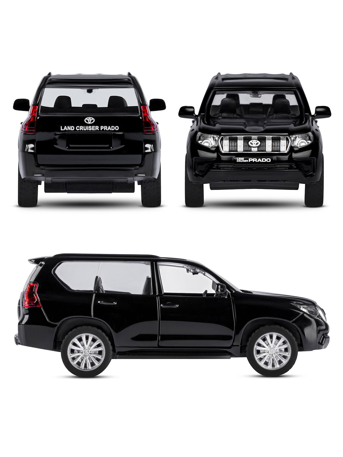 Внедорожник АВТОпанорама Toyota Land Cruiser Prado 1:43 JB1251022 - фото 5