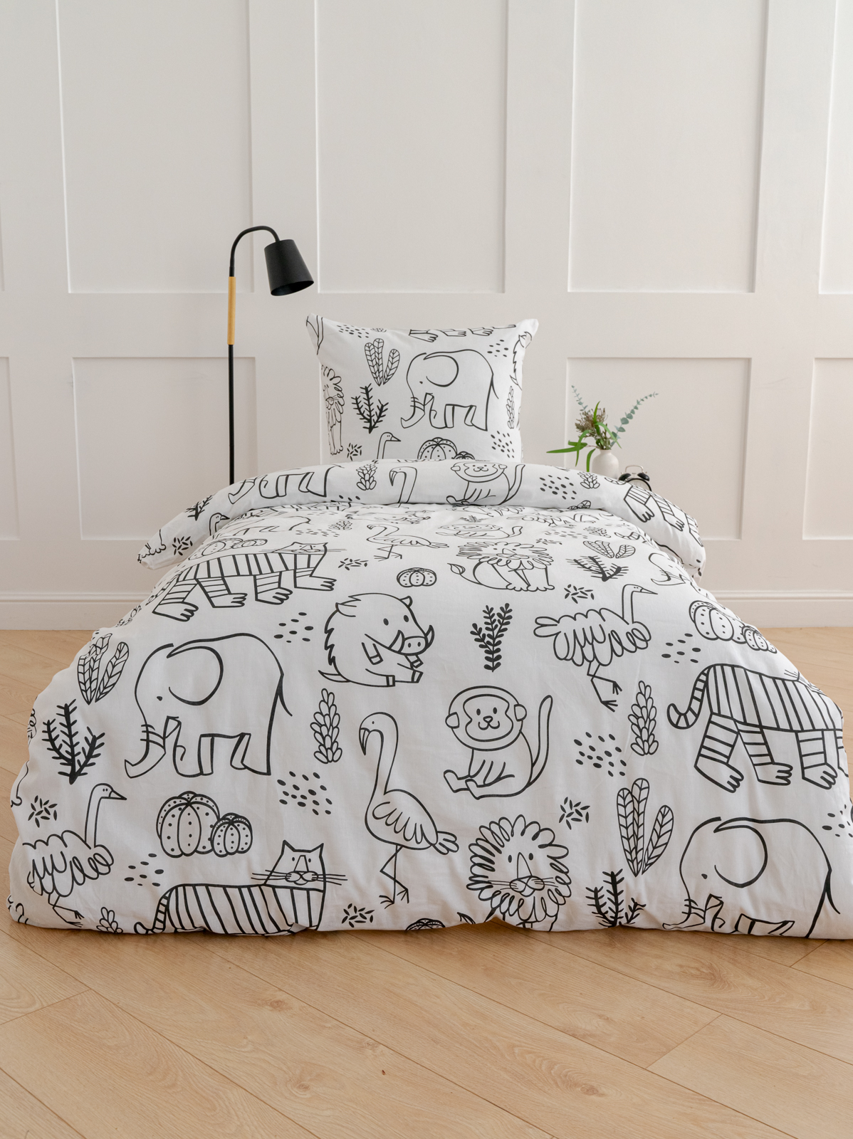 Комплект постельного белья Павлинка Звери полутораспальный - фото 11