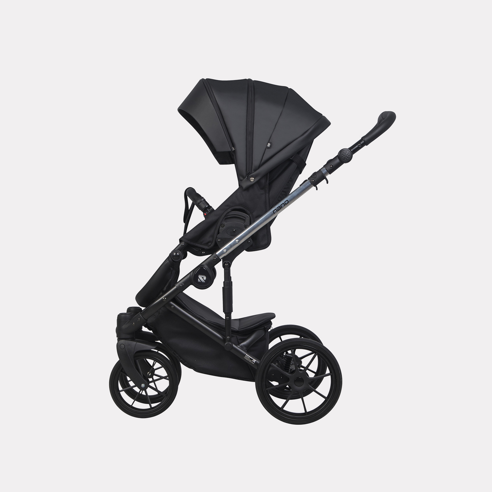 Коляска 2в1 Riko Nano Thermo черный - фото 9