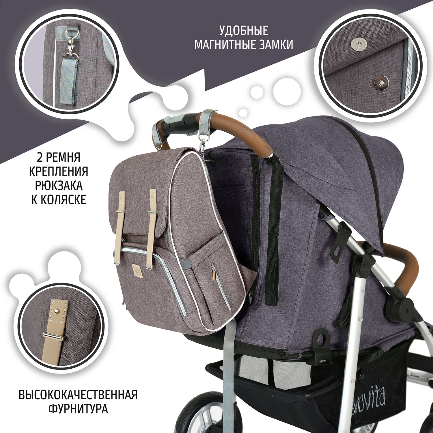 Рюкзак Nuovita CAPCAP rotta - фото 5