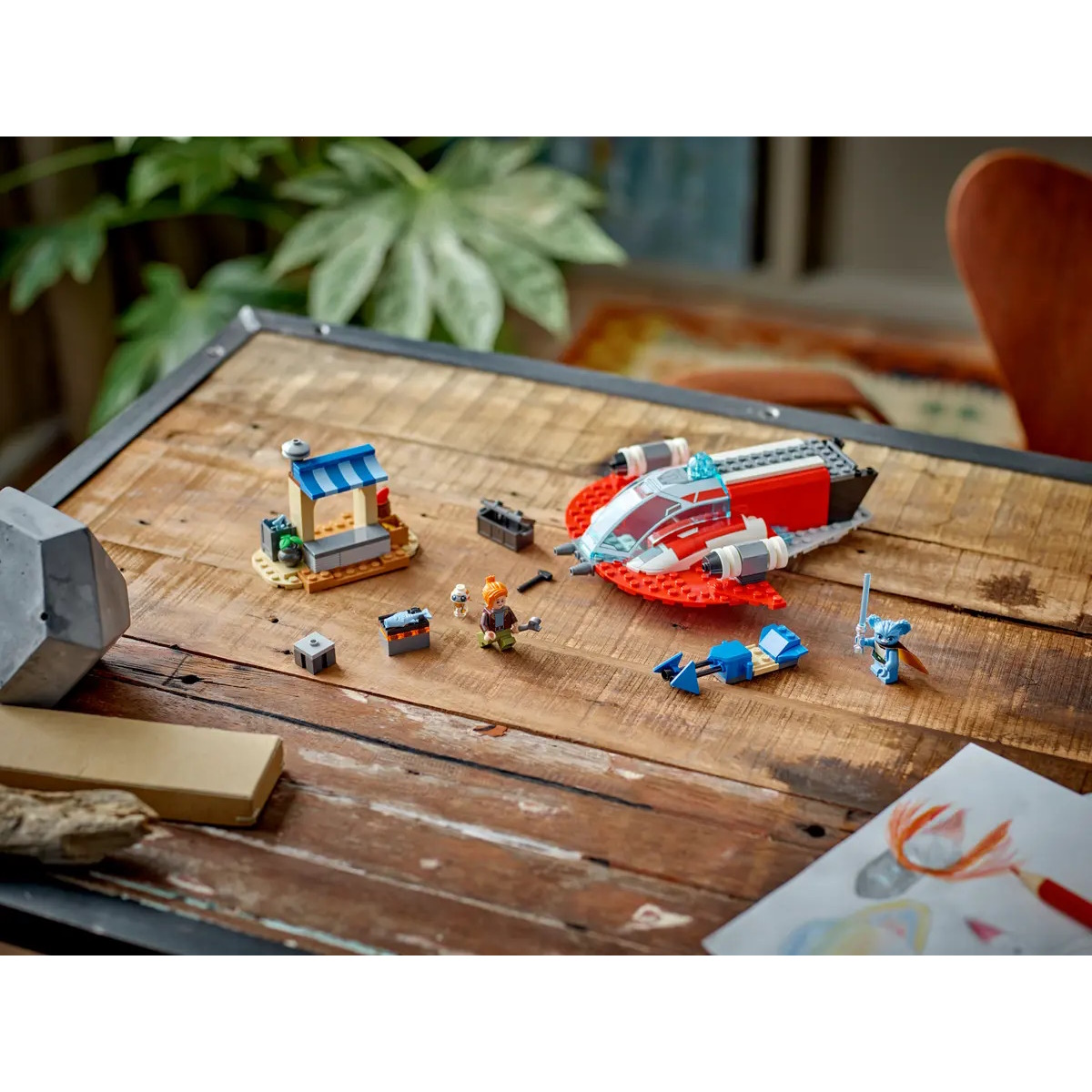 Конструктор LEGO Star Wars Багровый Огненный Ястреб 136 дет. - фото 10