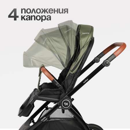 Коляска 2в1 Tomix Walker lux зеленый