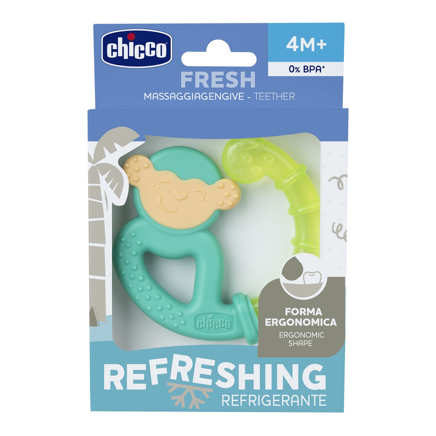 Прорезыватель Chicco Fresh Monkey с 4мес в ассортименте - фото 1