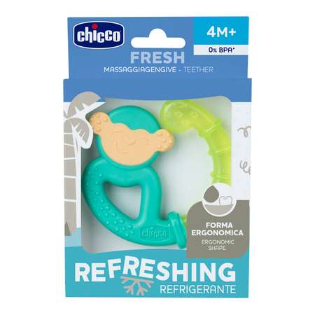 Прорезыватель Chicco Fresh Monkey с 4мес в ассортименте