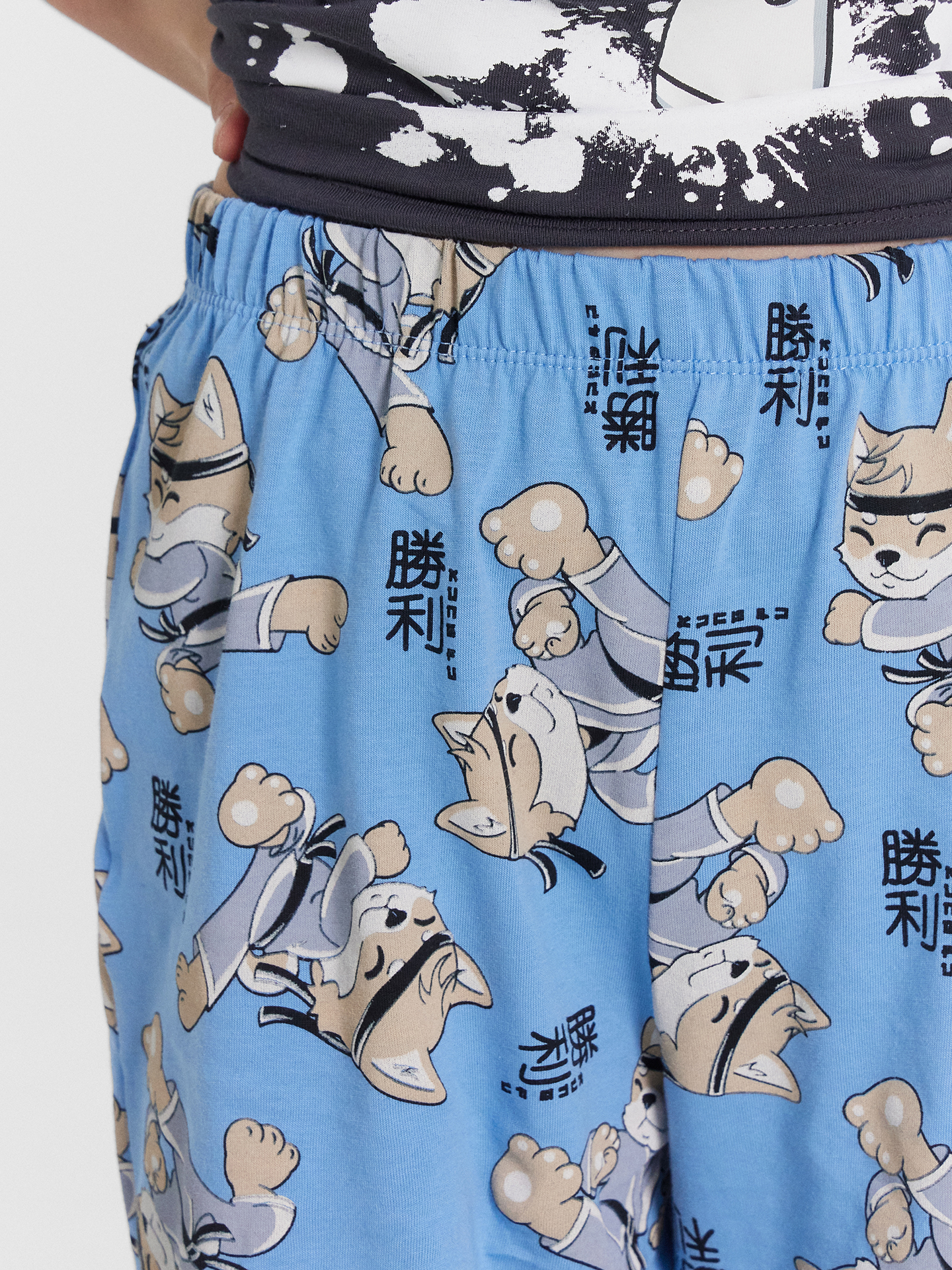 Пижама Mark Formelle (Марк Формэль) 563322-1/графит +ниндзя на голубом - фото 9