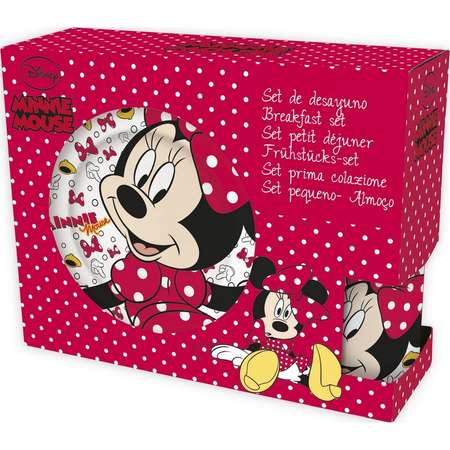 Набор керамической посуды STOR в подарочной упаковке Snack Set Oh Minnie Icons (3 шт.)