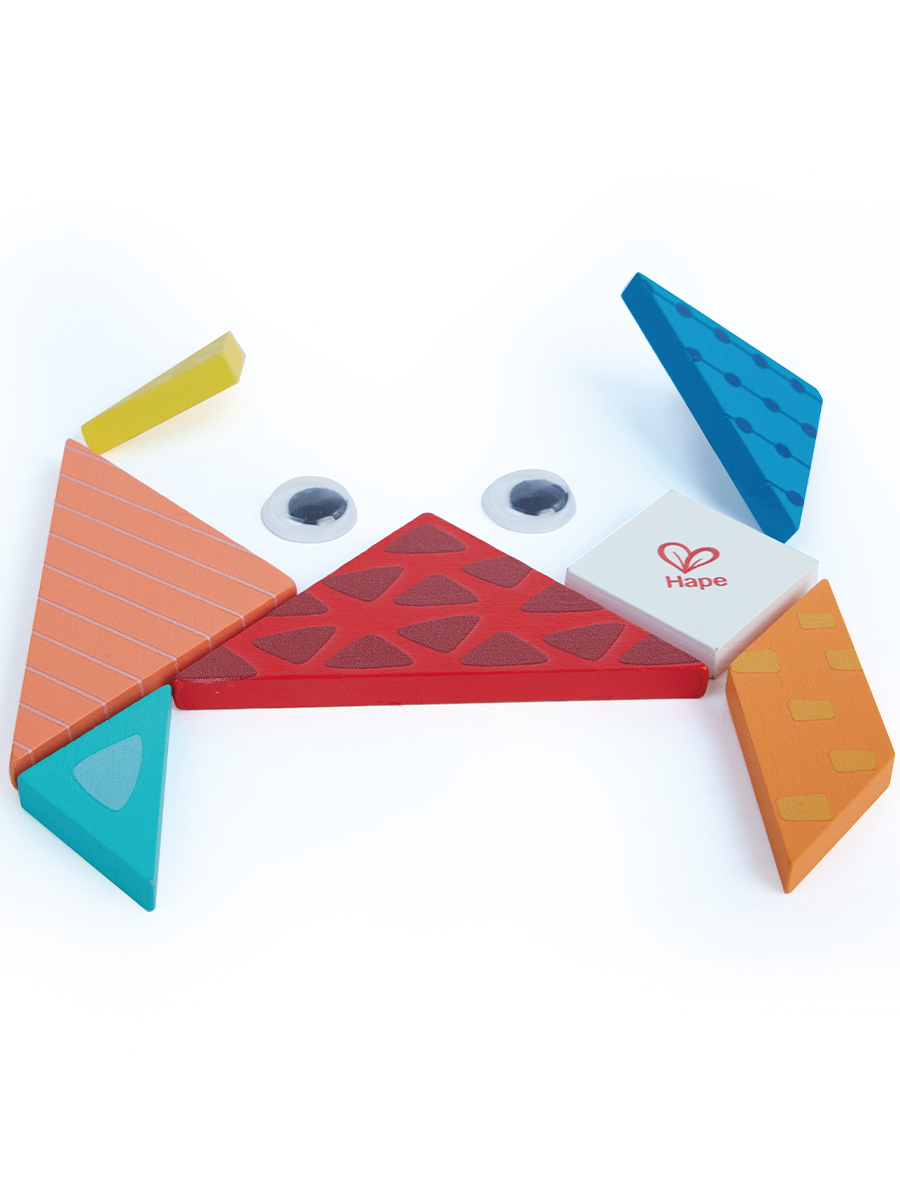 Настольная игра Hape Головоломка "Умняша" Танграм - фото 5