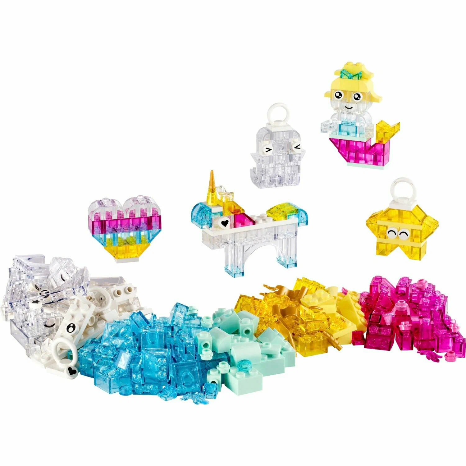 Конструктор LEGO Classic Волшебство прозрачных деталей 340 дет. - фото 7