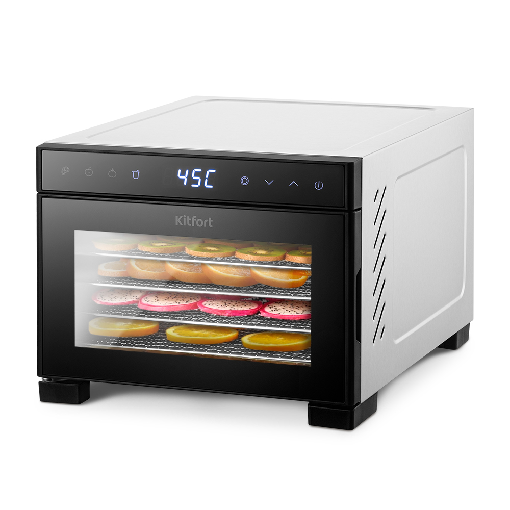 Изображение товара Сушилка для овощей и фруктов KITFORT КТ-4943 с таймером и регулируемой температурой