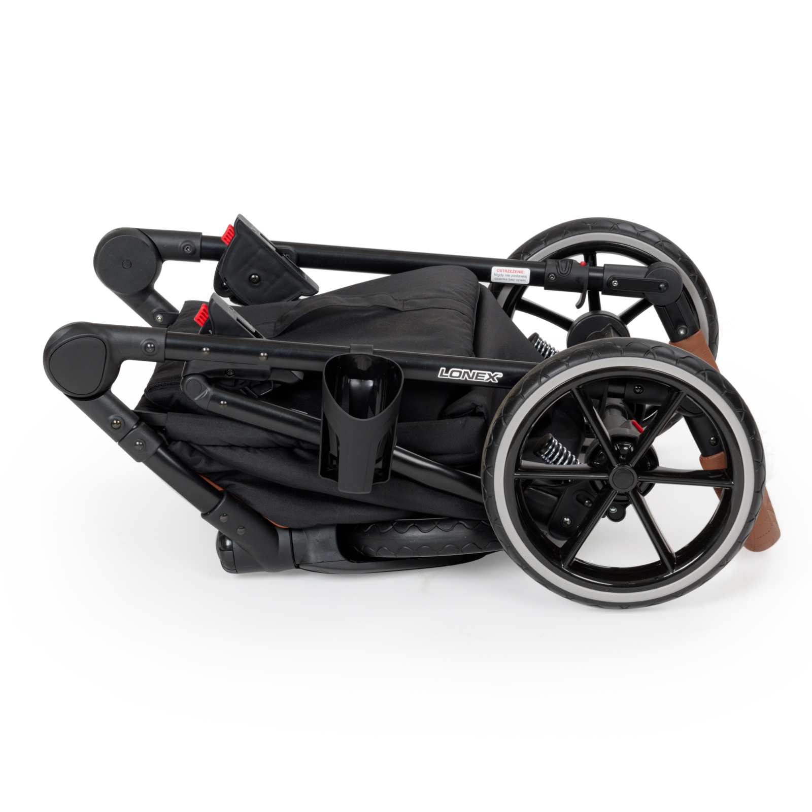 Коляска 2в1 LONEX Pax Eko Pro Dark - фото 23