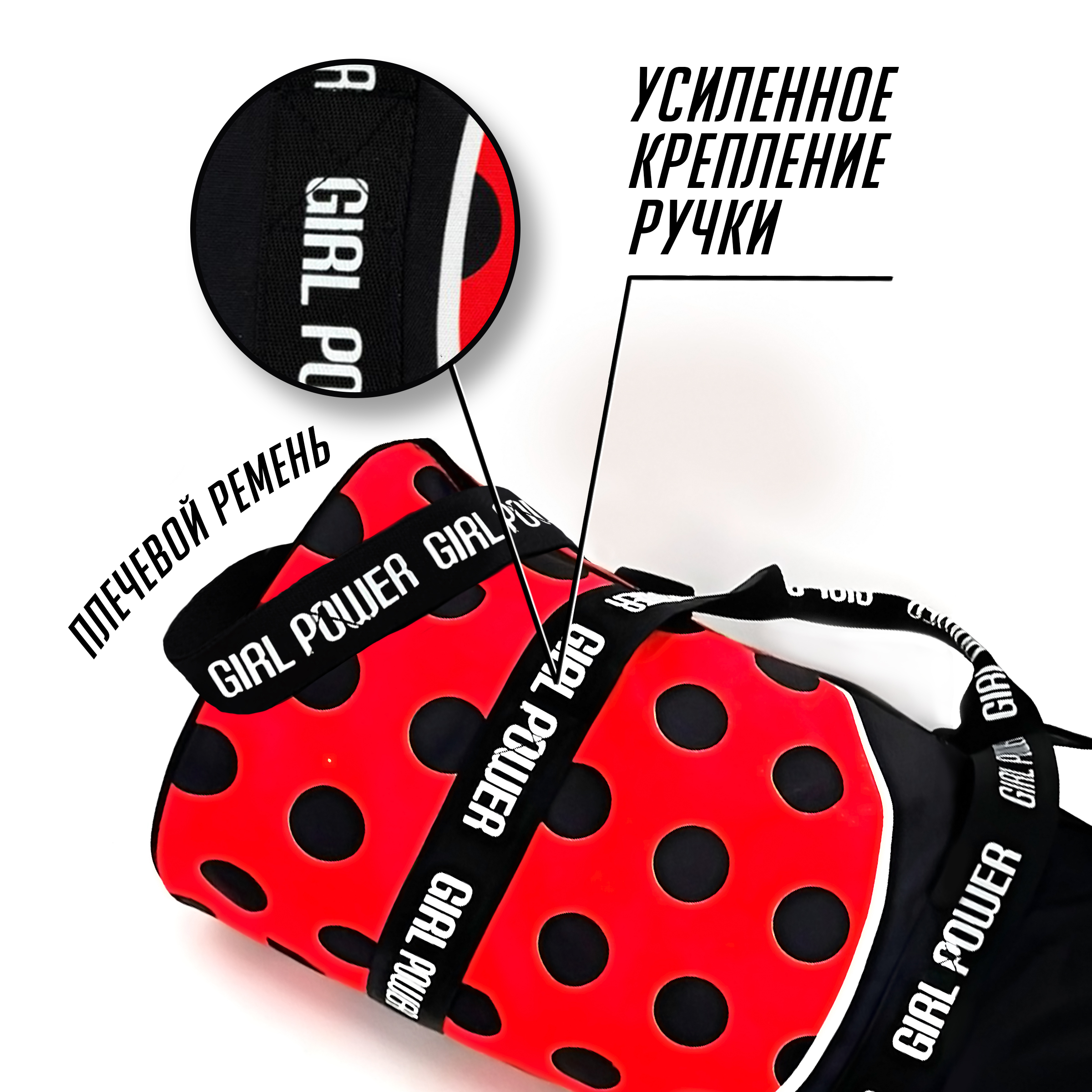 Спортивная сумка Premiere Publishing Леди Баг спорт плечевая - фото 3