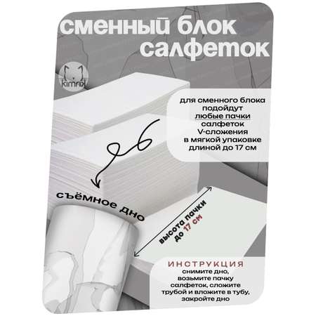 Бумажные салфетки KIMRIK STORE 50 шт.