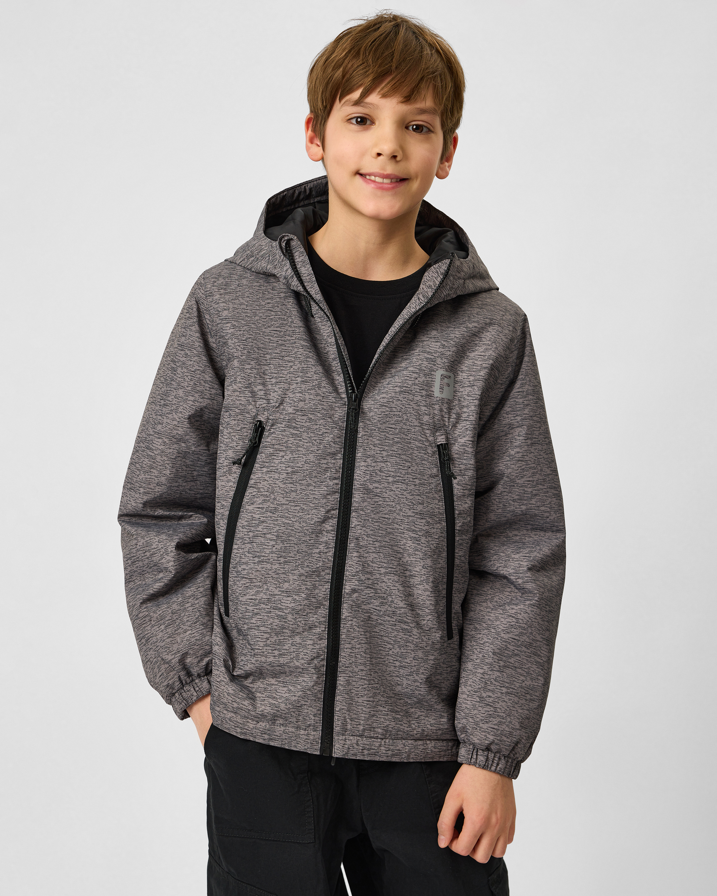 Изображение товара Демисезонная детская куртка Futurino 134 для мальчика водоотталкивающая с утеплителем