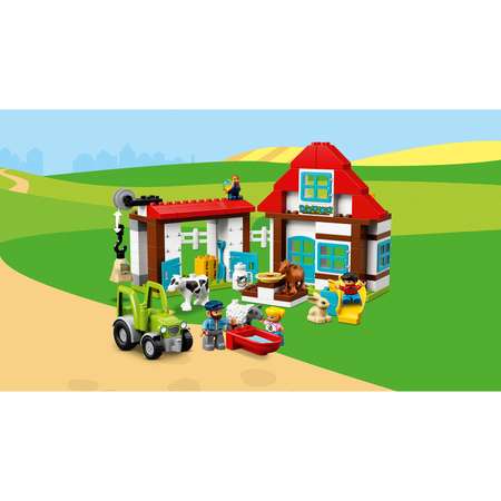 Конструктор LEGO DUPLO День на ферме блочный