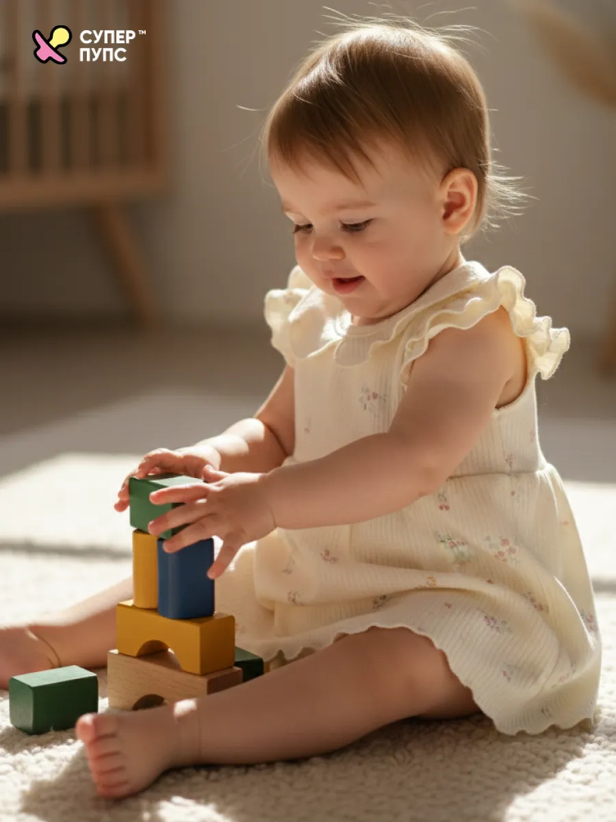 Боди-платье Супер Пупс бд/платье/2крыл/цветыпатруль - фото 12