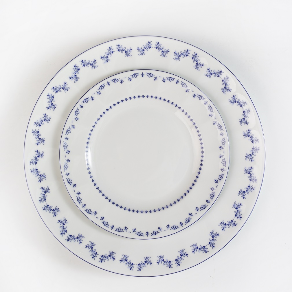 Сервиз столовый Zarin Porcelain Industries на 6 персон Neo Classic Francis Dark Blue 29 предметов - фото 7