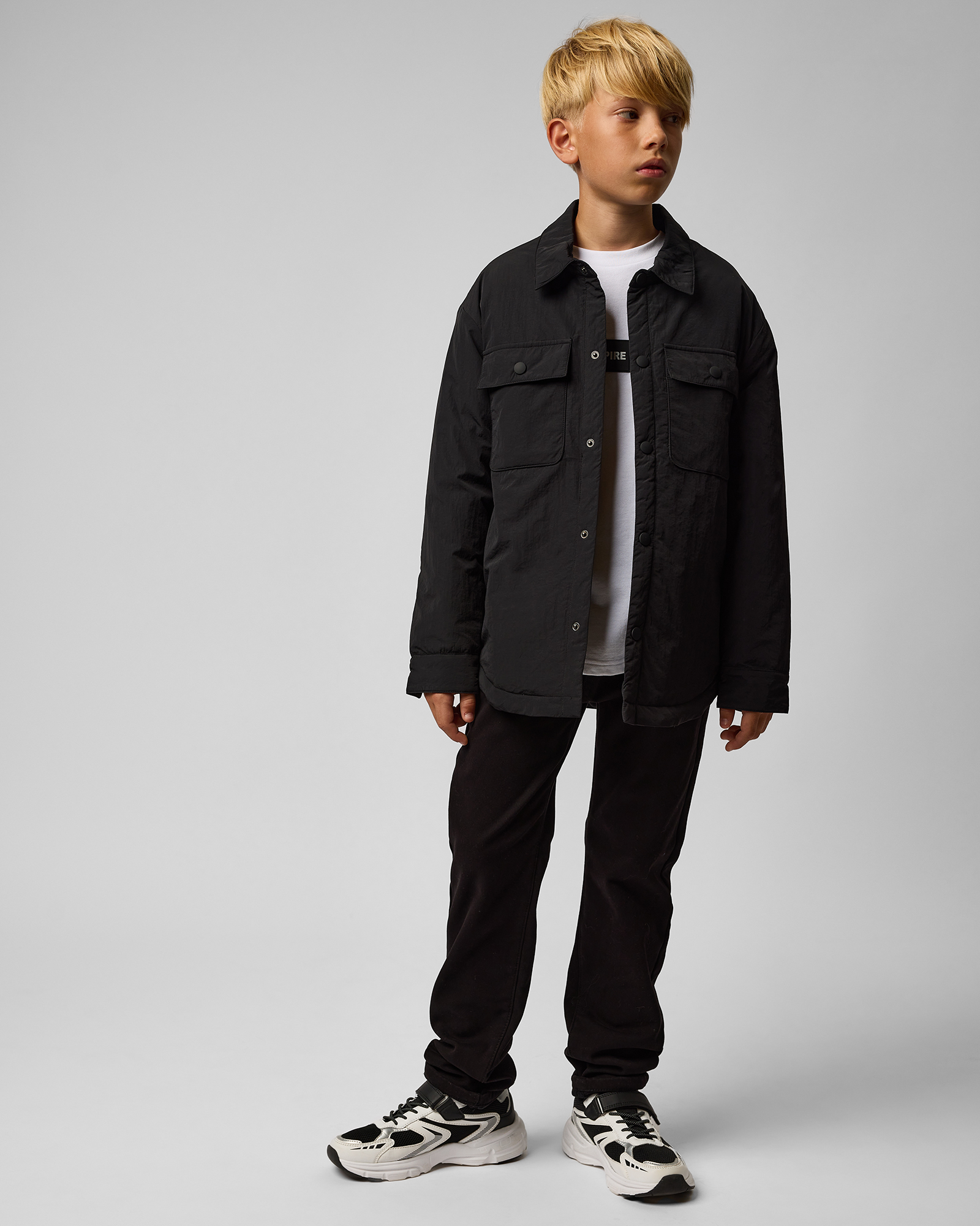 Брюки для мальчиков W24FU1-B304tb-99 - фото 1