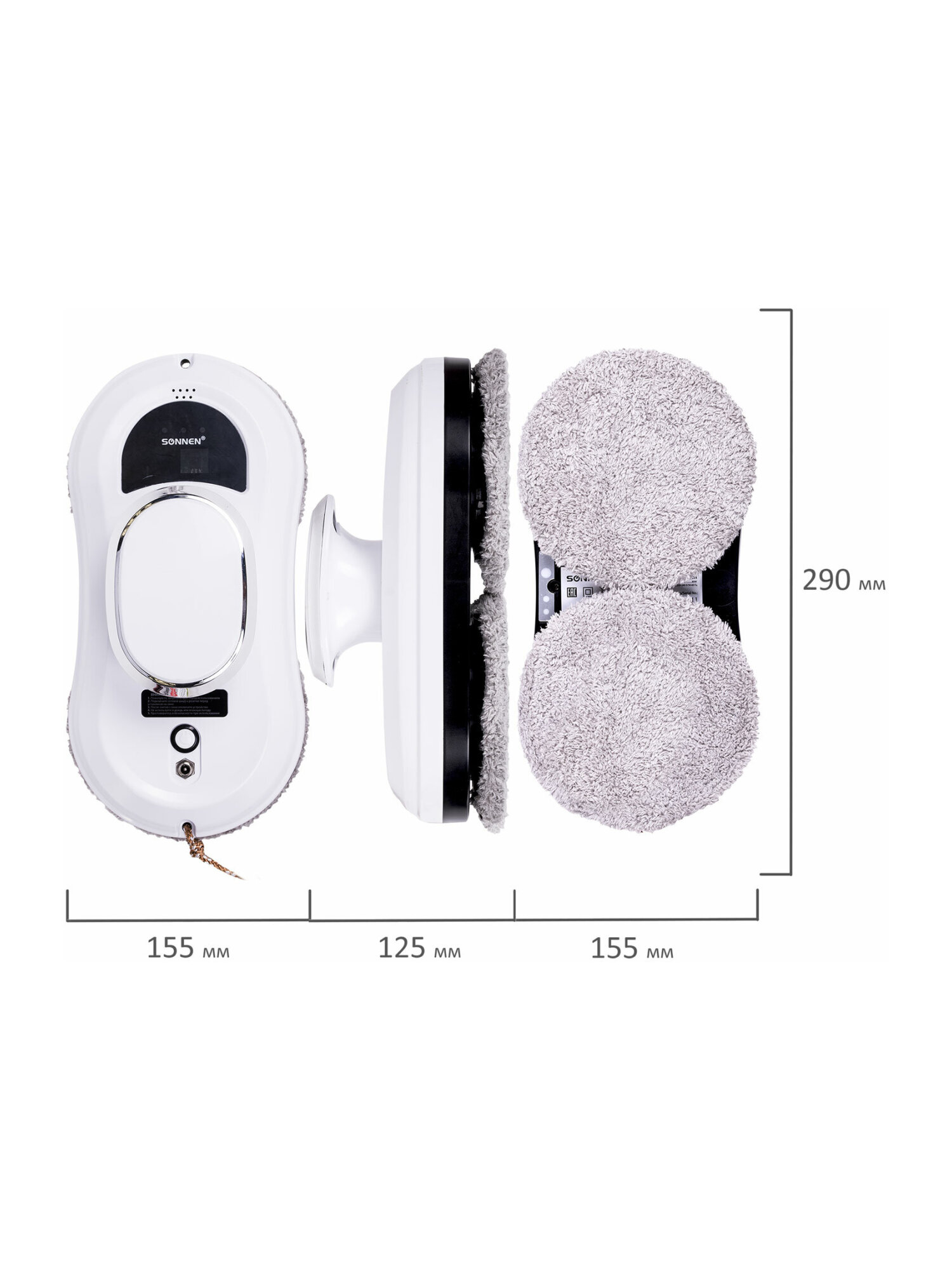 Робот мойщик окон Sonnen с пультом и датчиком от падения - фото 19