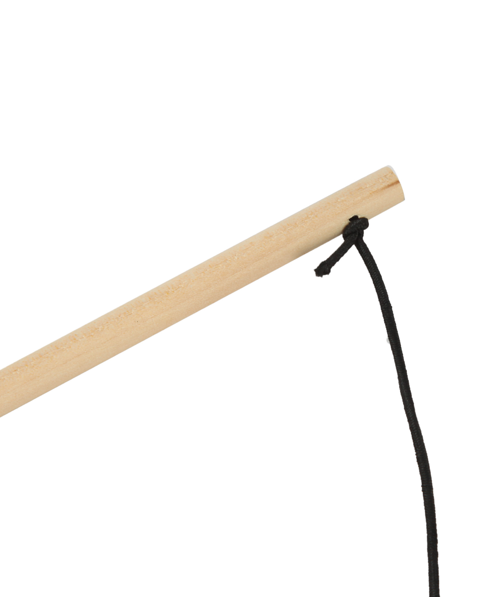 Игрушка для кошек Barbaks Дразнилка шарик с длинным пушистым хвостиком на деревянной палочке 40см - фото 4