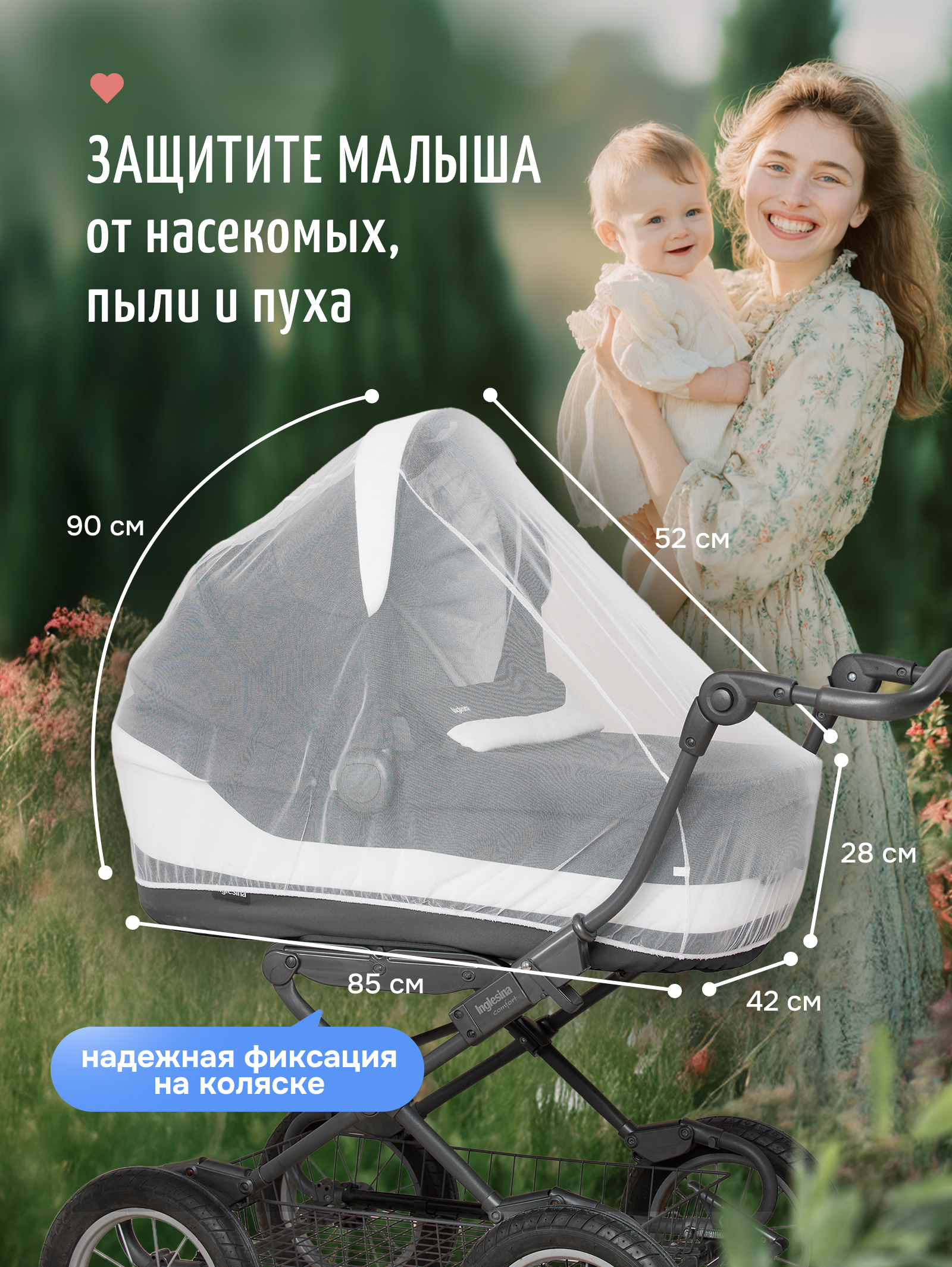 Сетка от насекомых Trottola Т150/белая - фото 3