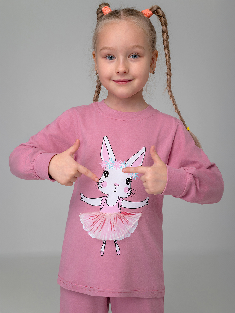 Пижама BONITO KIDS BK0976PJDгрязно.розовый - фото 7