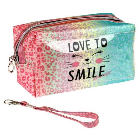 Пенал-косметичка LUKKY Love to Smile глянцевая
